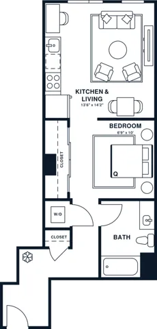 S4 | Studio | 556 sq ft