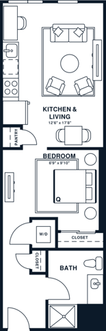 S5 | Studio | 557 sq ft