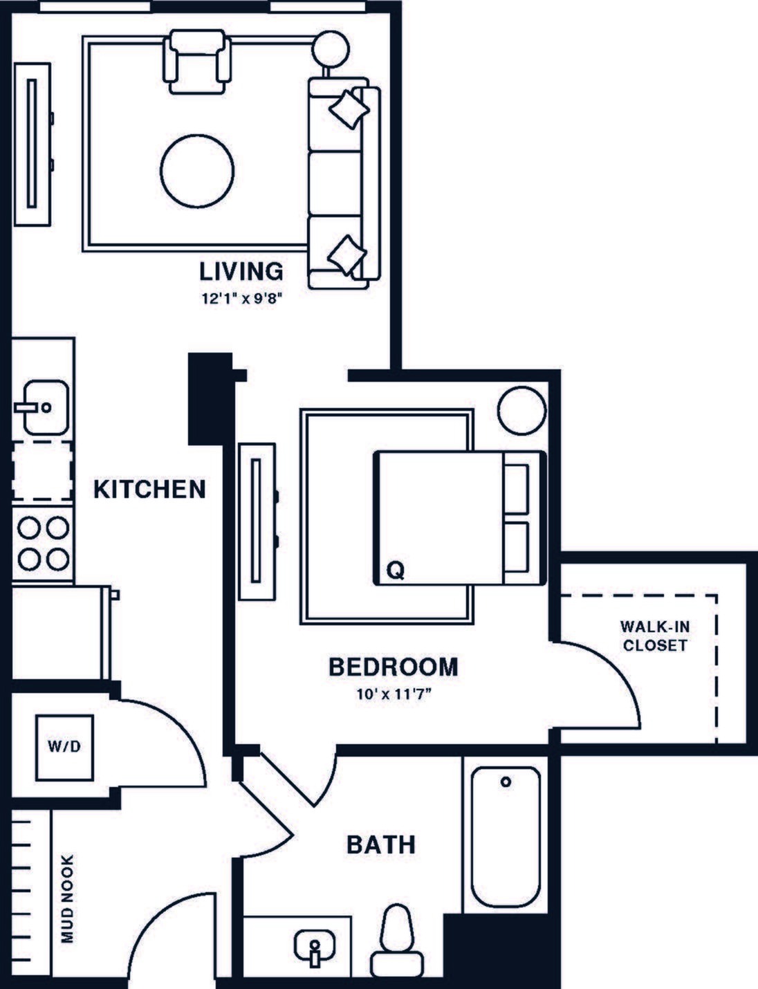A3U | 1X1 | 518 SQ FT