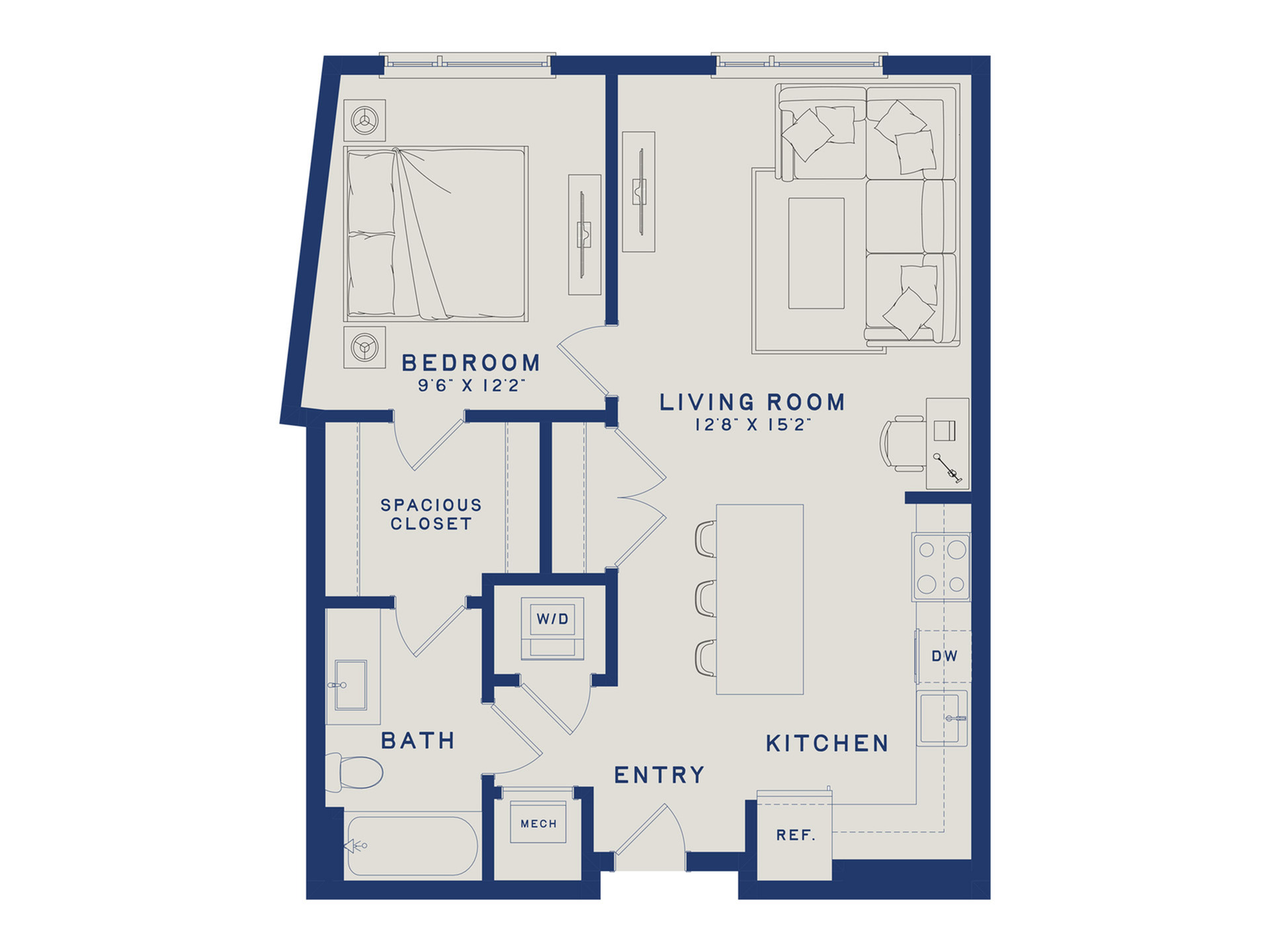 A11 | 1x1 | 732 sq ft