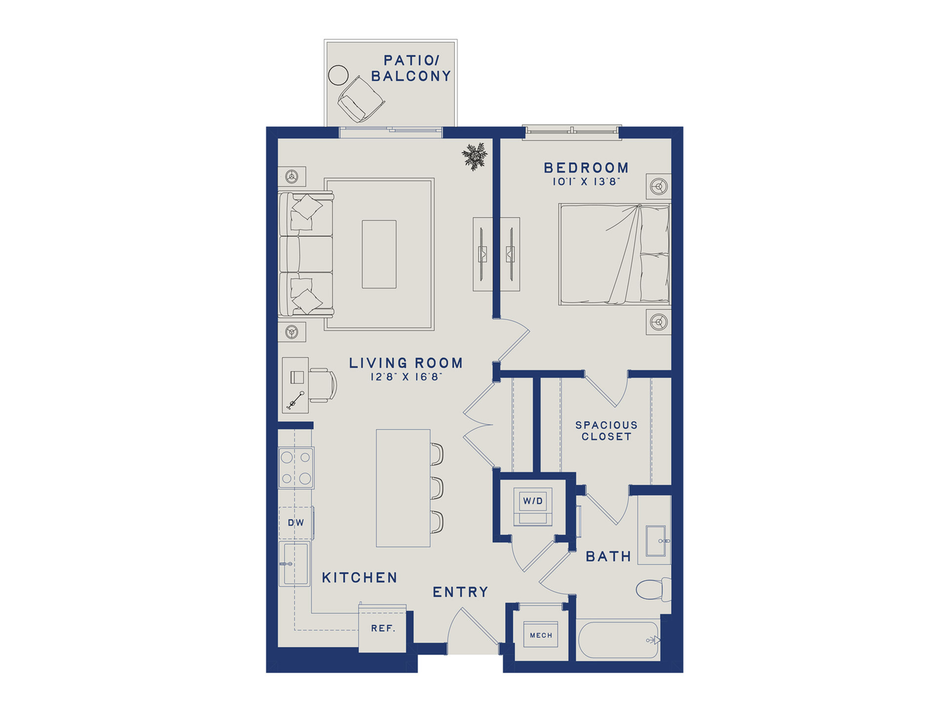 A17 | 1x1 | 766 sq ft