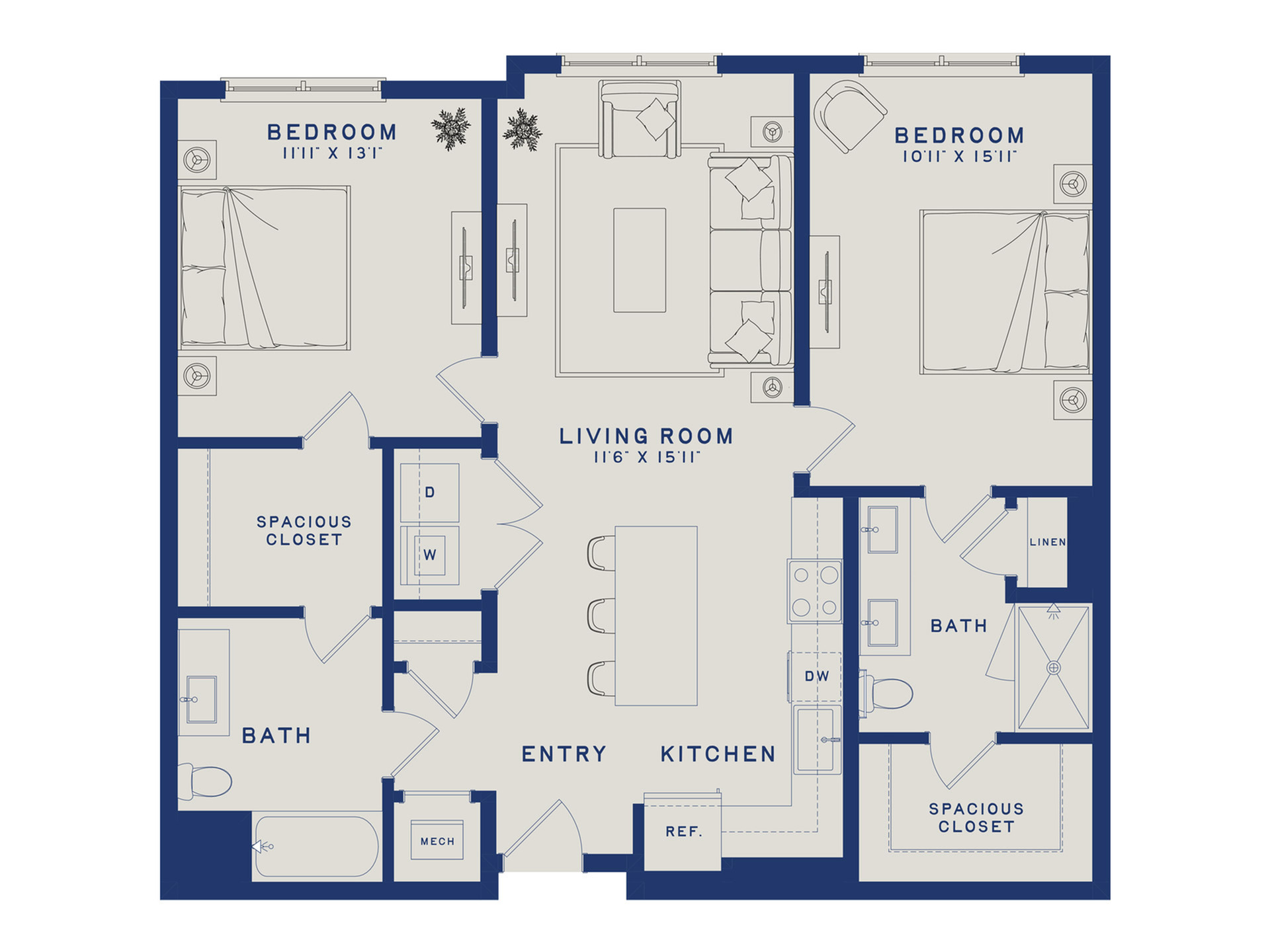 B17H | 2x2 | 1152 sf