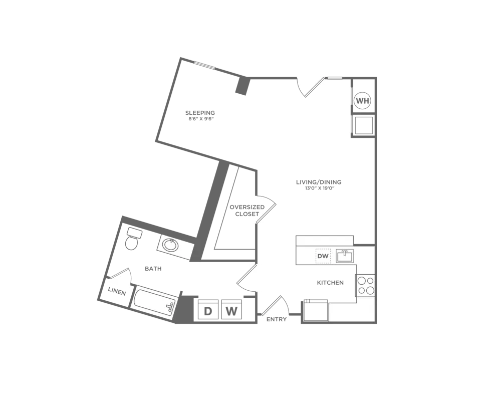 Avana Cliffside | studio | 600 sf