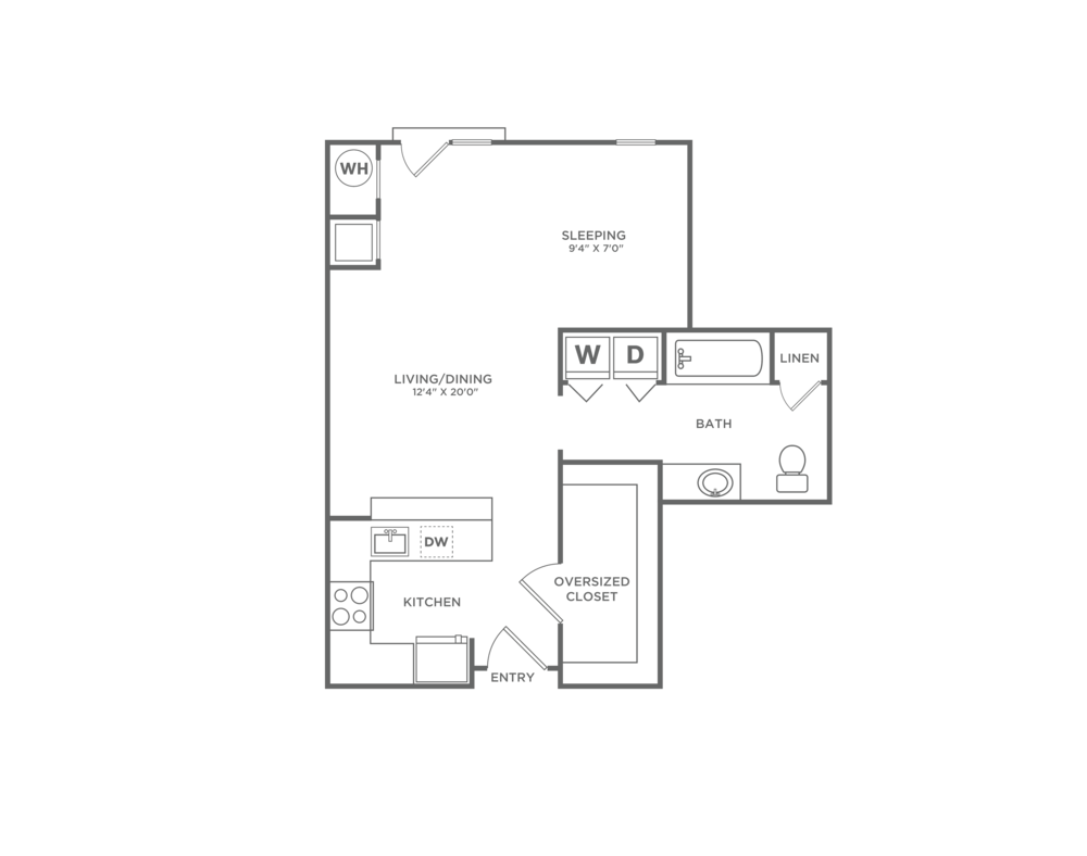 Avana Cliffside | studio | 600 sf
