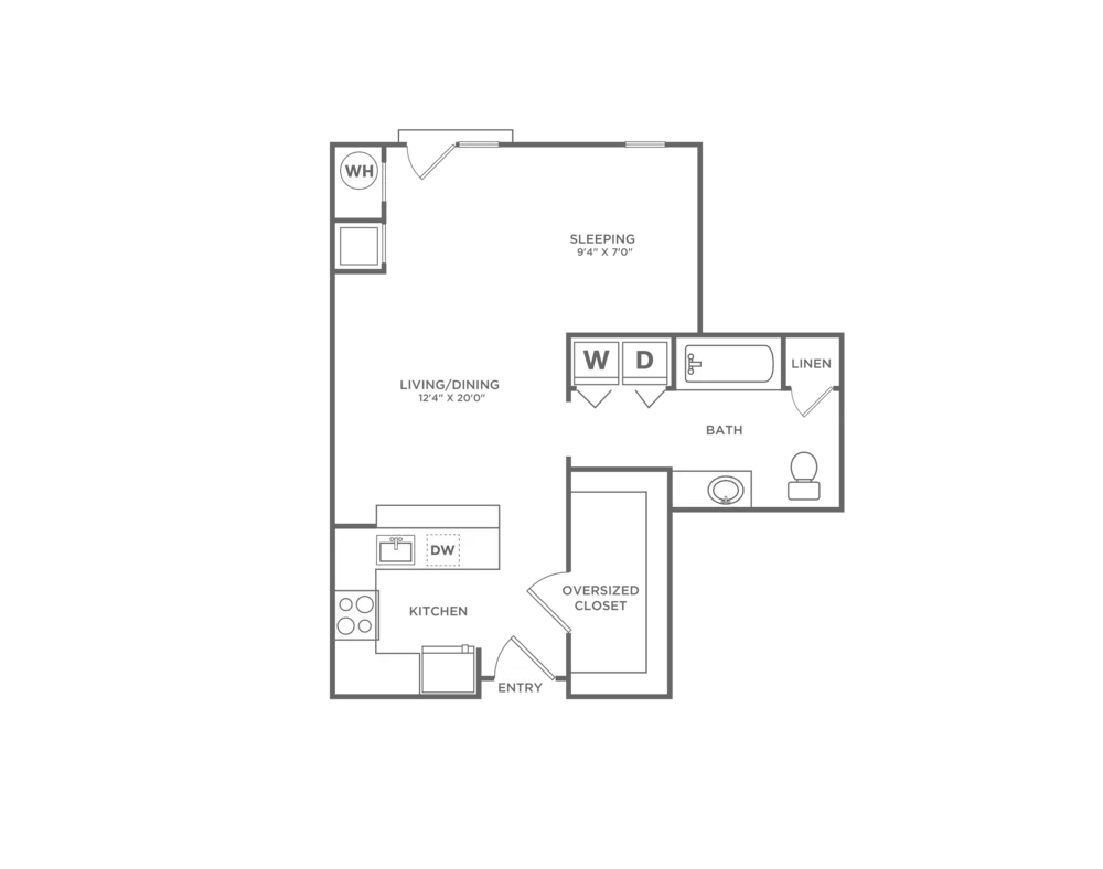 Avana Cliffside | studio | 600 sf