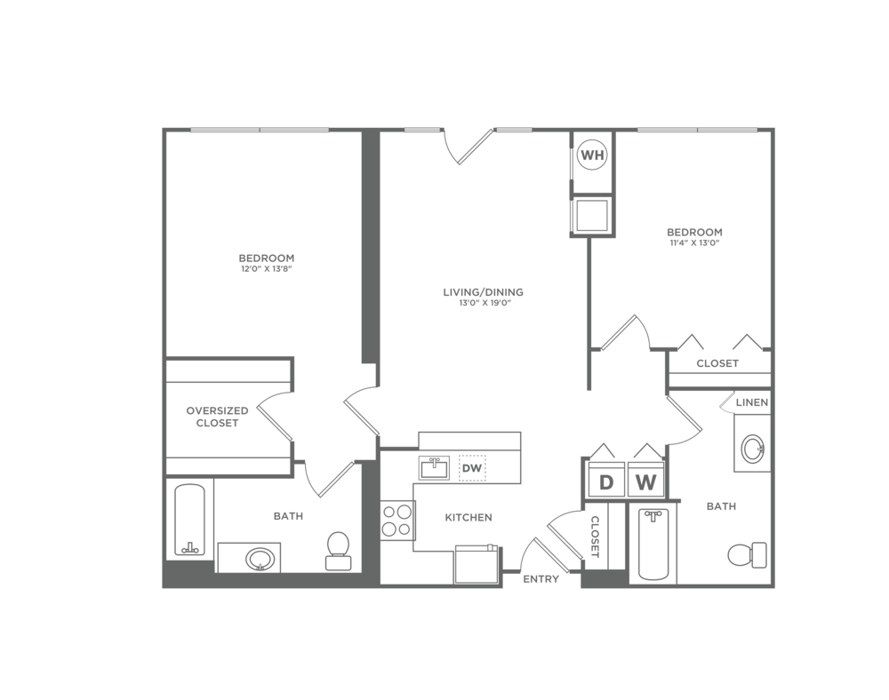 B2AG | 2x2 | 1030 sf