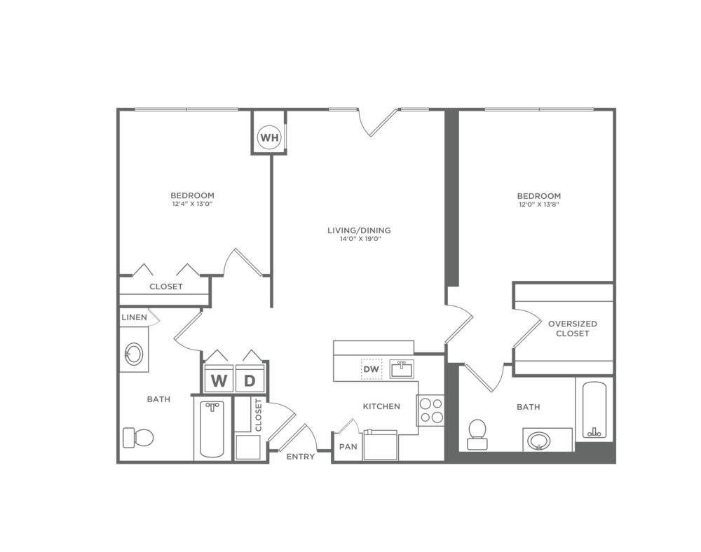 B2EG | 2x2 | 1085 sf
