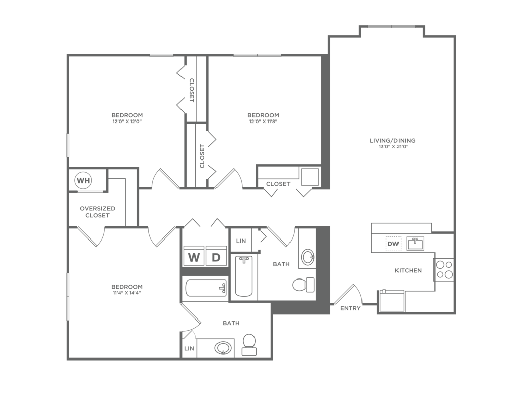 C2AG | 3x2 | 1265 sf