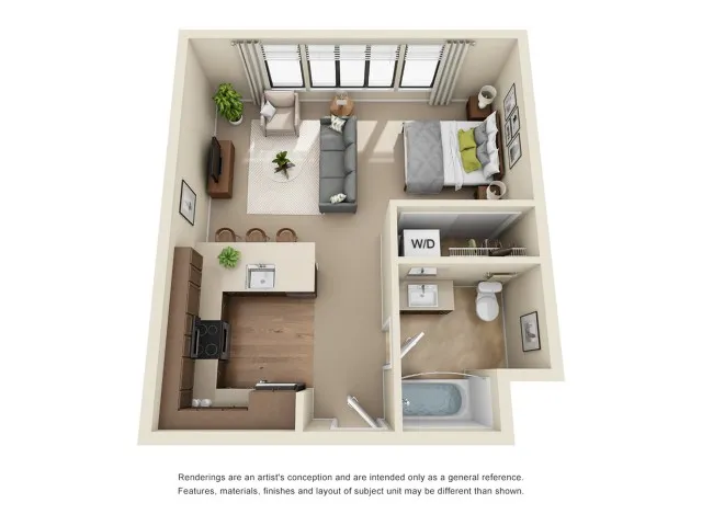 S2R | Studio1 bath | from 545 square feet