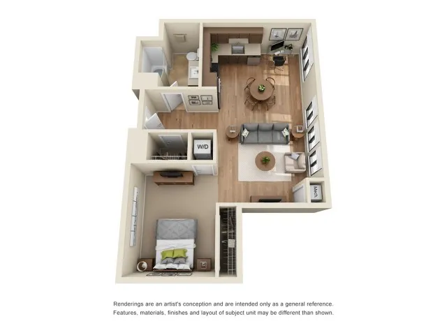 SP9 | Studio1 bath | from 750 square feet