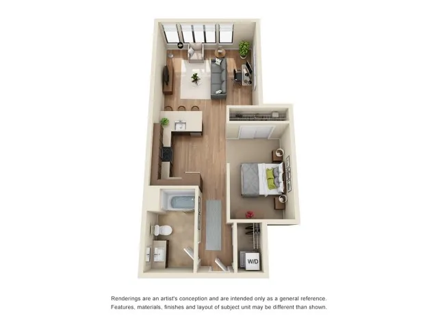 SP7 | Studio1 bath | from 726 square feet