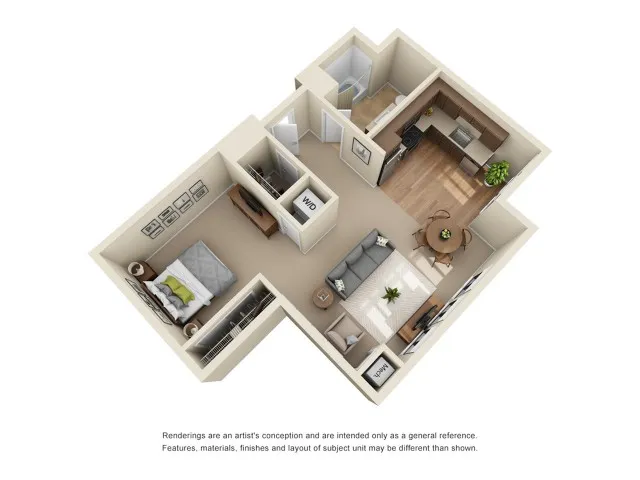 SP8 | Studio1 bath | from 730 square feet