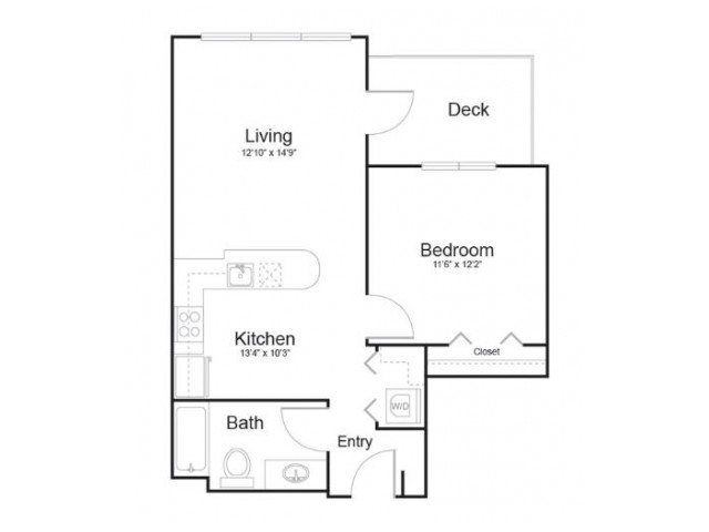 1g1 | 1 bed 1 bath | from 636 square feet