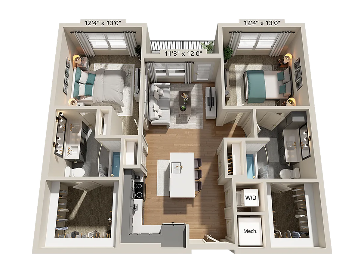 B2 Floor Plan Image