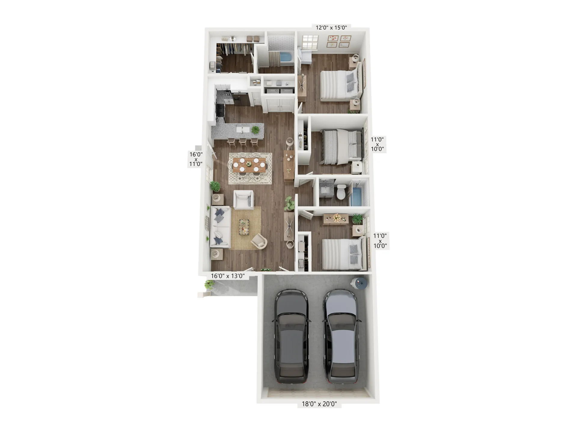 Windhaven Bliss | 3x2 | 1311 sf
