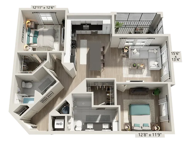 B2 Floor Plan Image