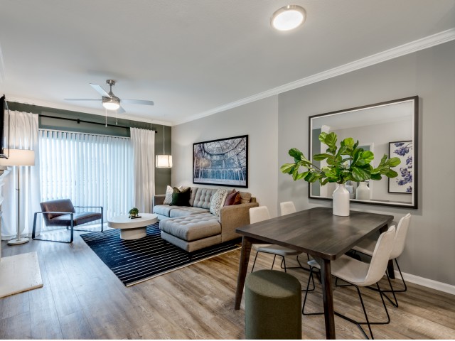 renovated living room