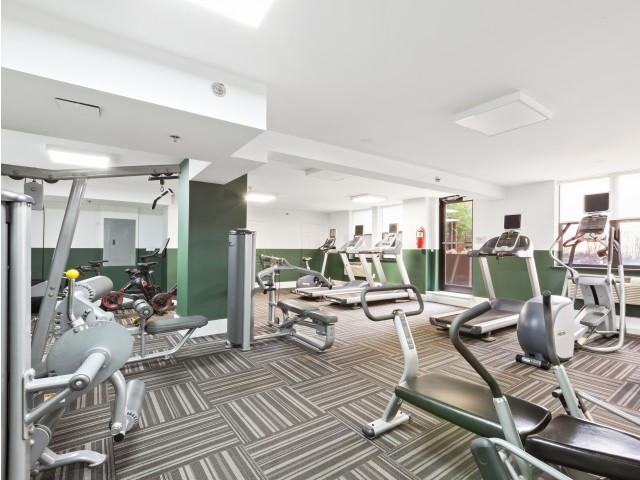 Image of Well-equipped fitness center for Observer Park