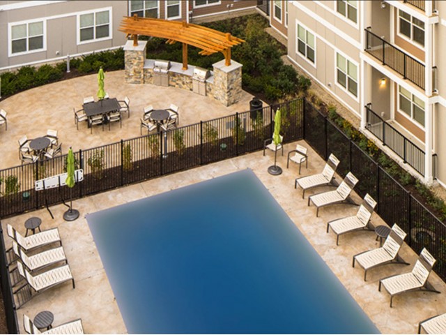 Dazzling salt water pool