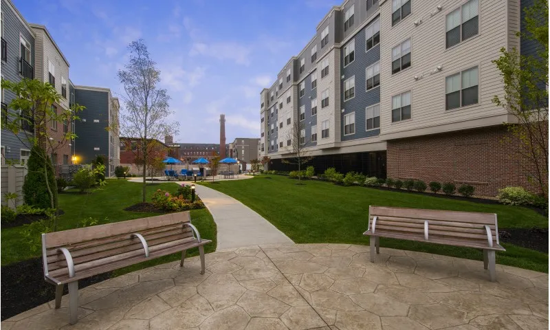 Outdoor courtyard