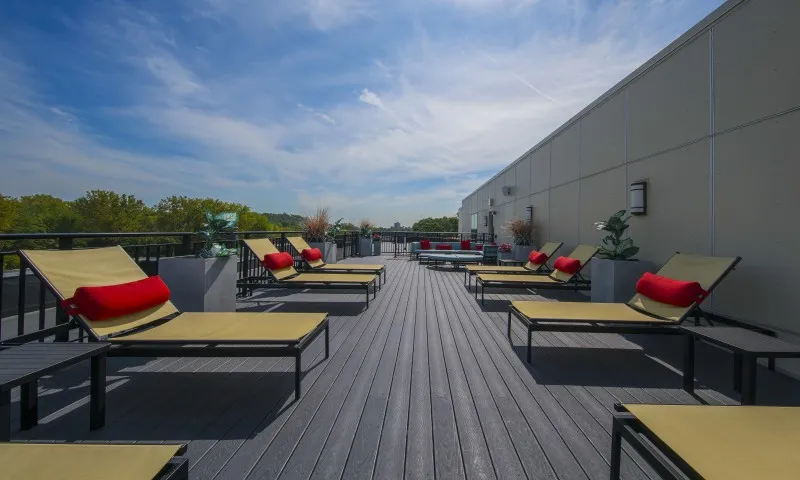 Rooftop deck