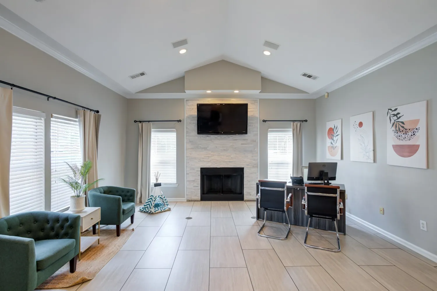 newly renovated clubhouse
