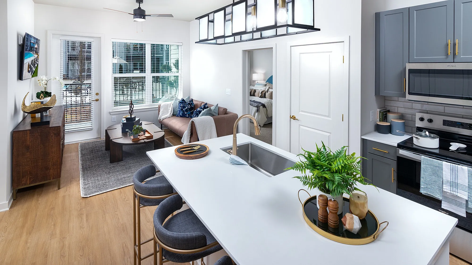 kitchen area rendering