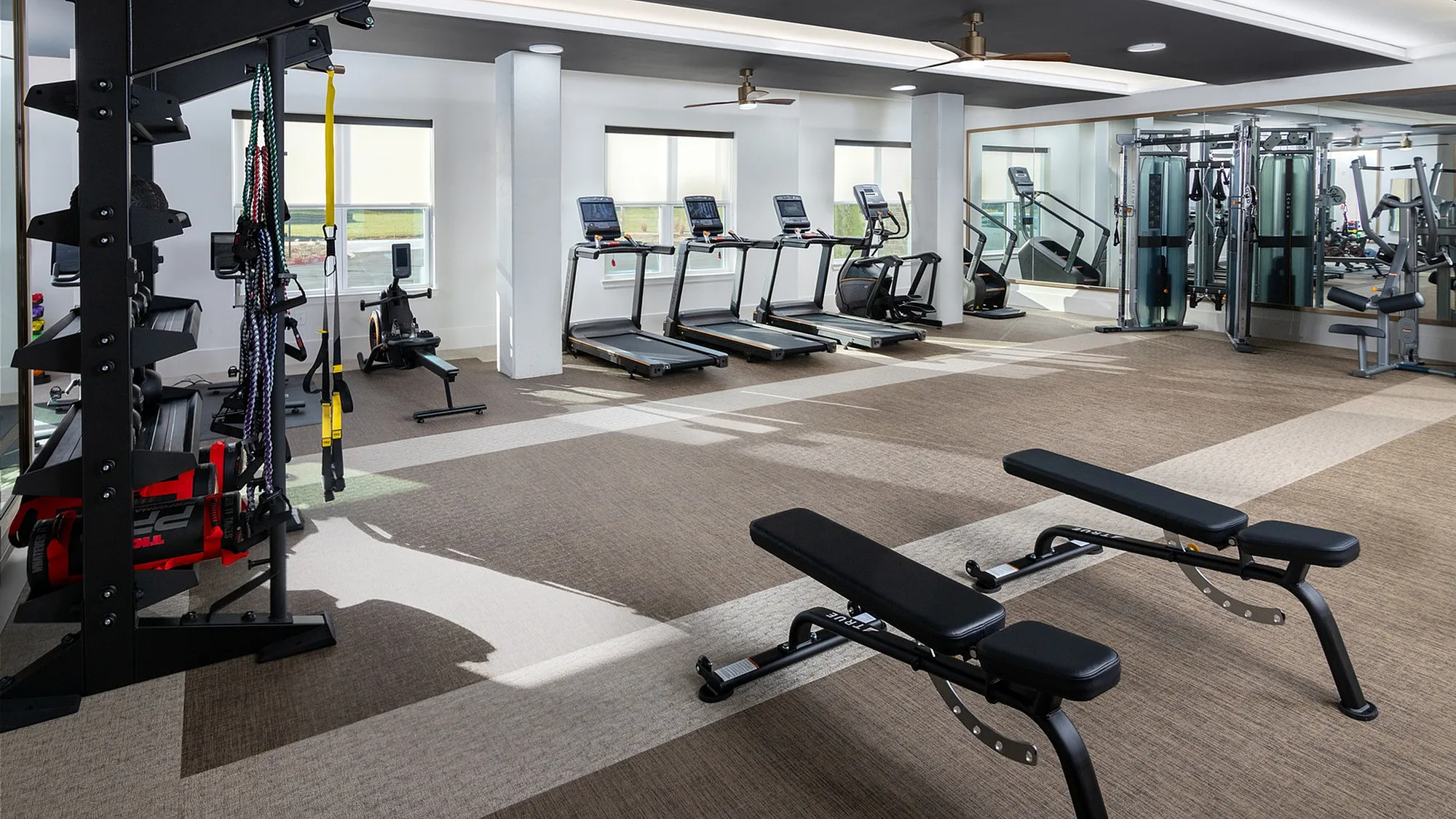 fitness center rendering