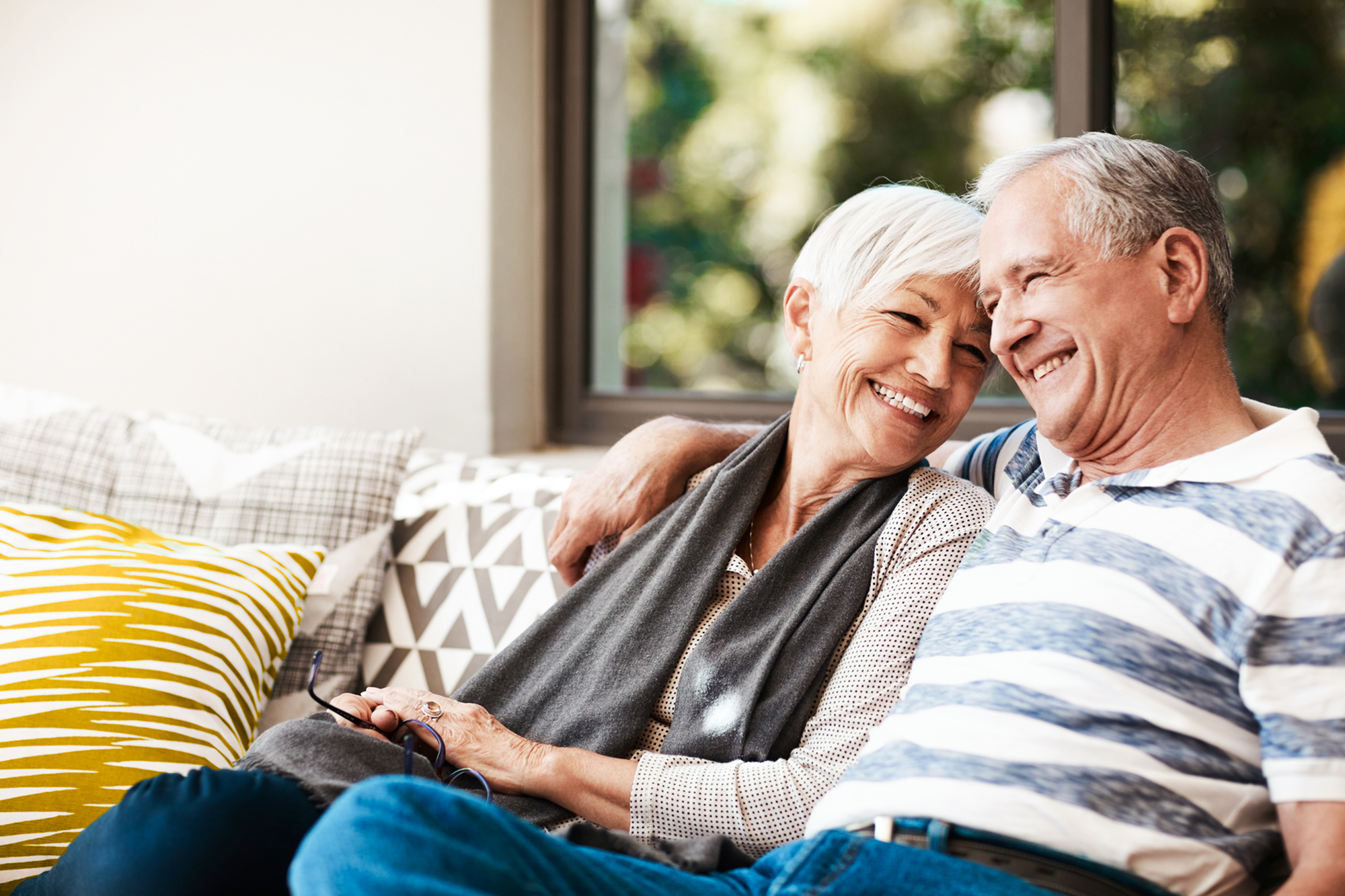 couple sitting on their porch