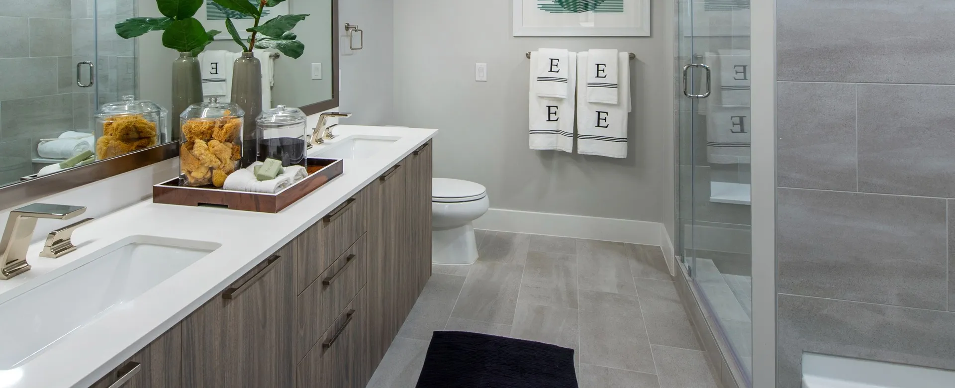 Beautiful updated bathrooms