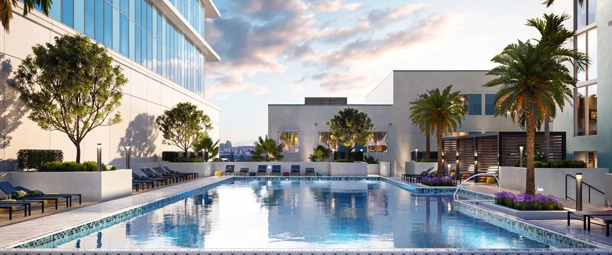 pool view