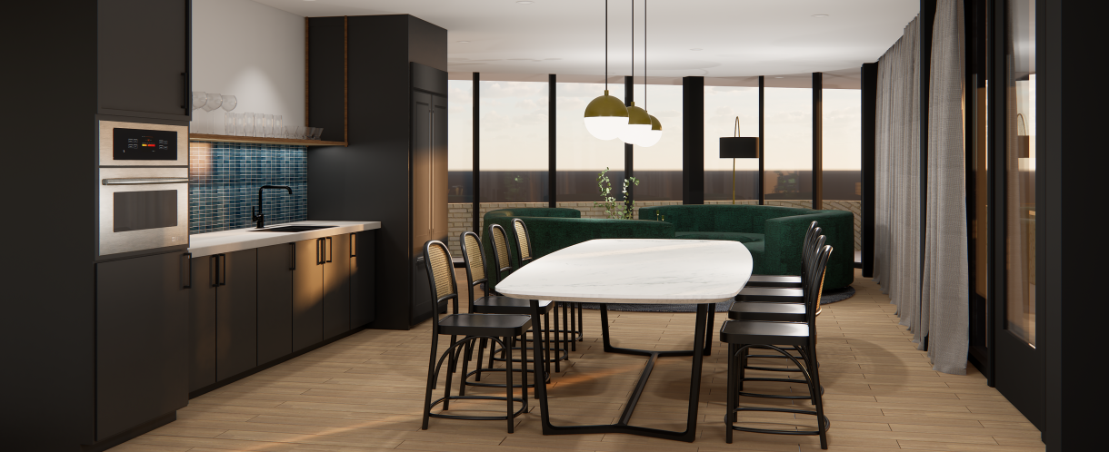 Spacious Clubhouse Kitchen
