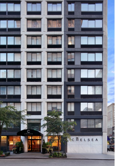 The Chelsea building entrance