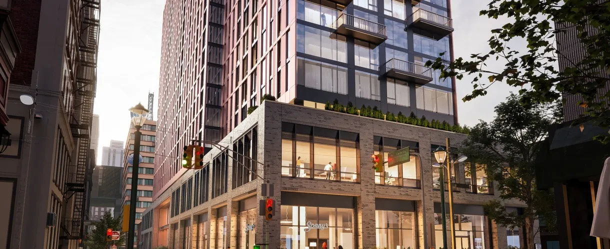 Exterior View of Apartments