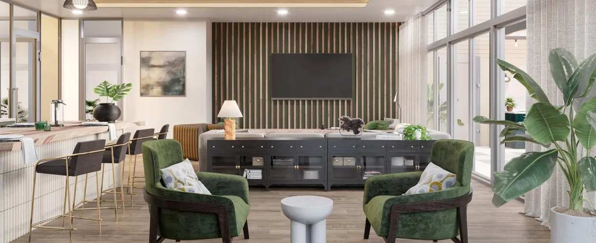 Spacious Resident Clubhouse
