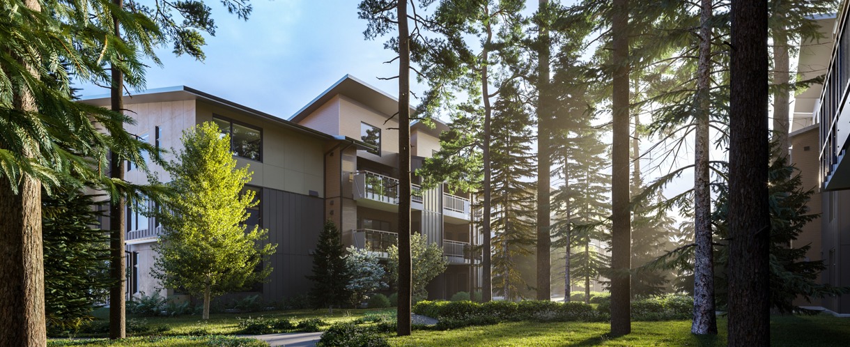 Exterior View of Apartments and Grounds
