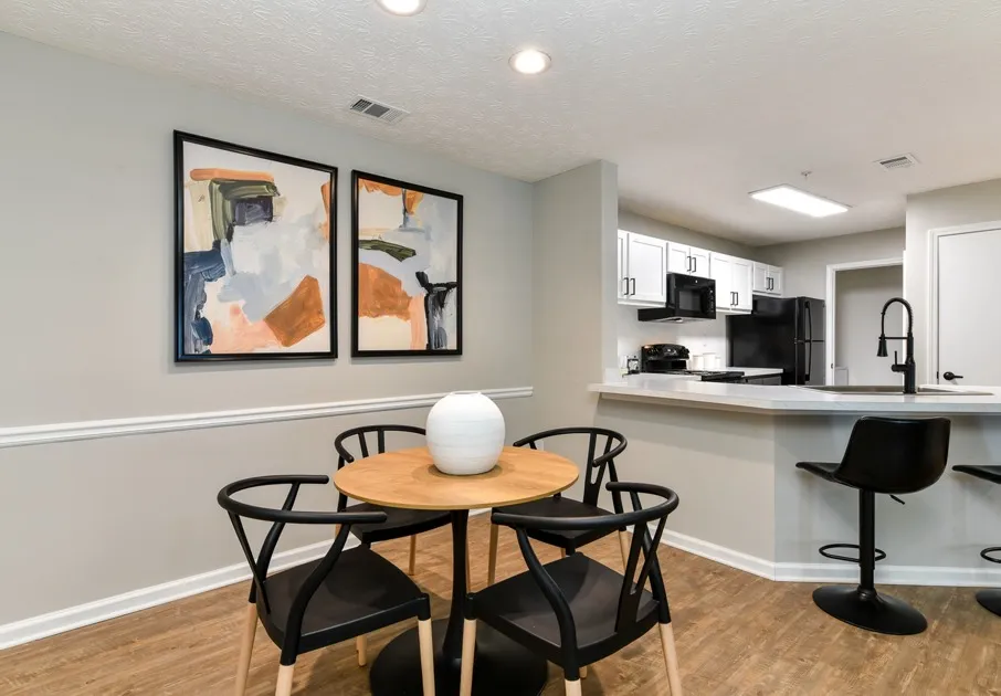 Newly renovated dining area