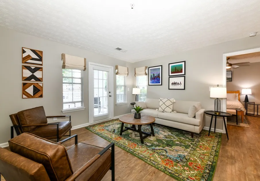 Newly renovated living room
