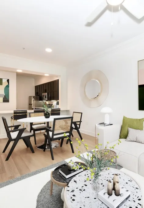 platinum renovated living room