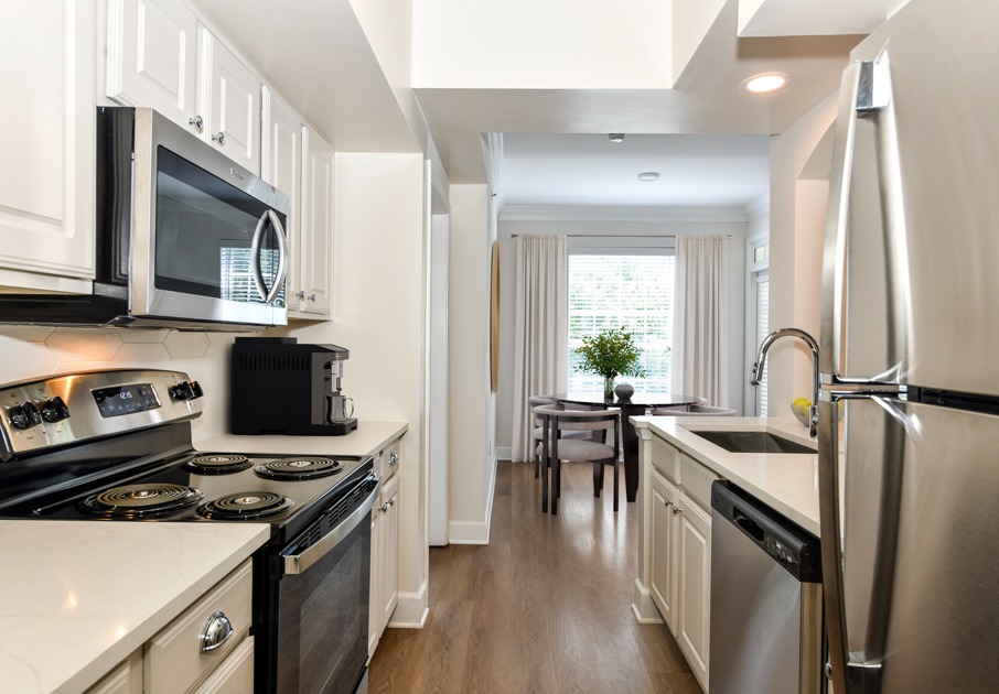 Platinum renovated kitchen