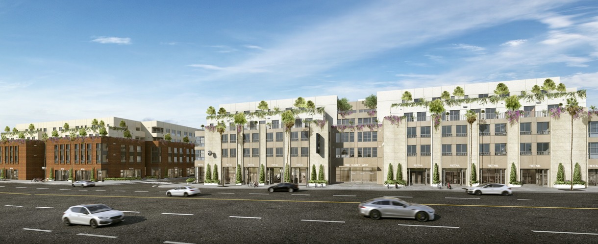 Outdoor View of Apartments