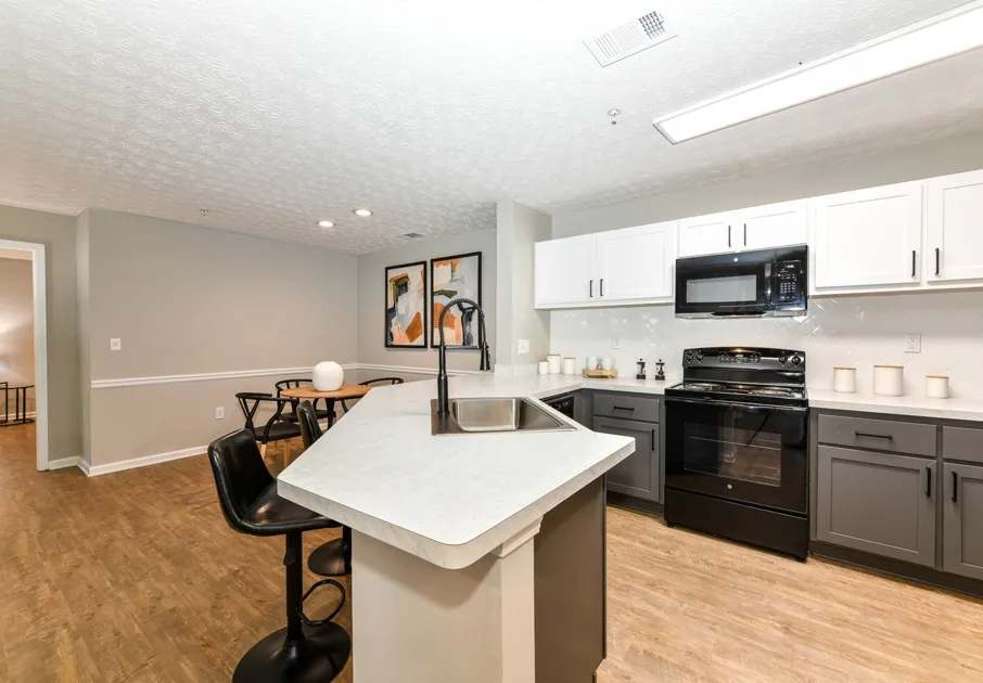 newly renovated living area