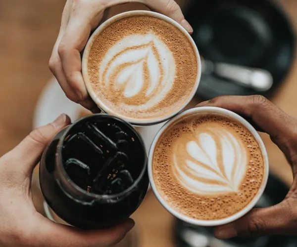 closeup of coffee