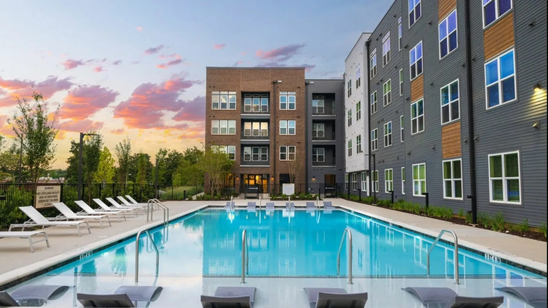 swimming pool and sundeck