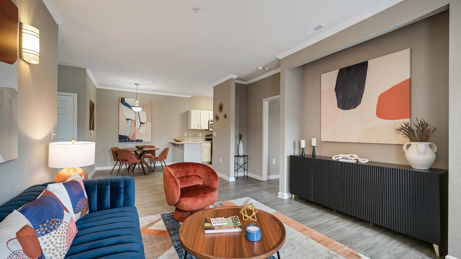 Furnished living room