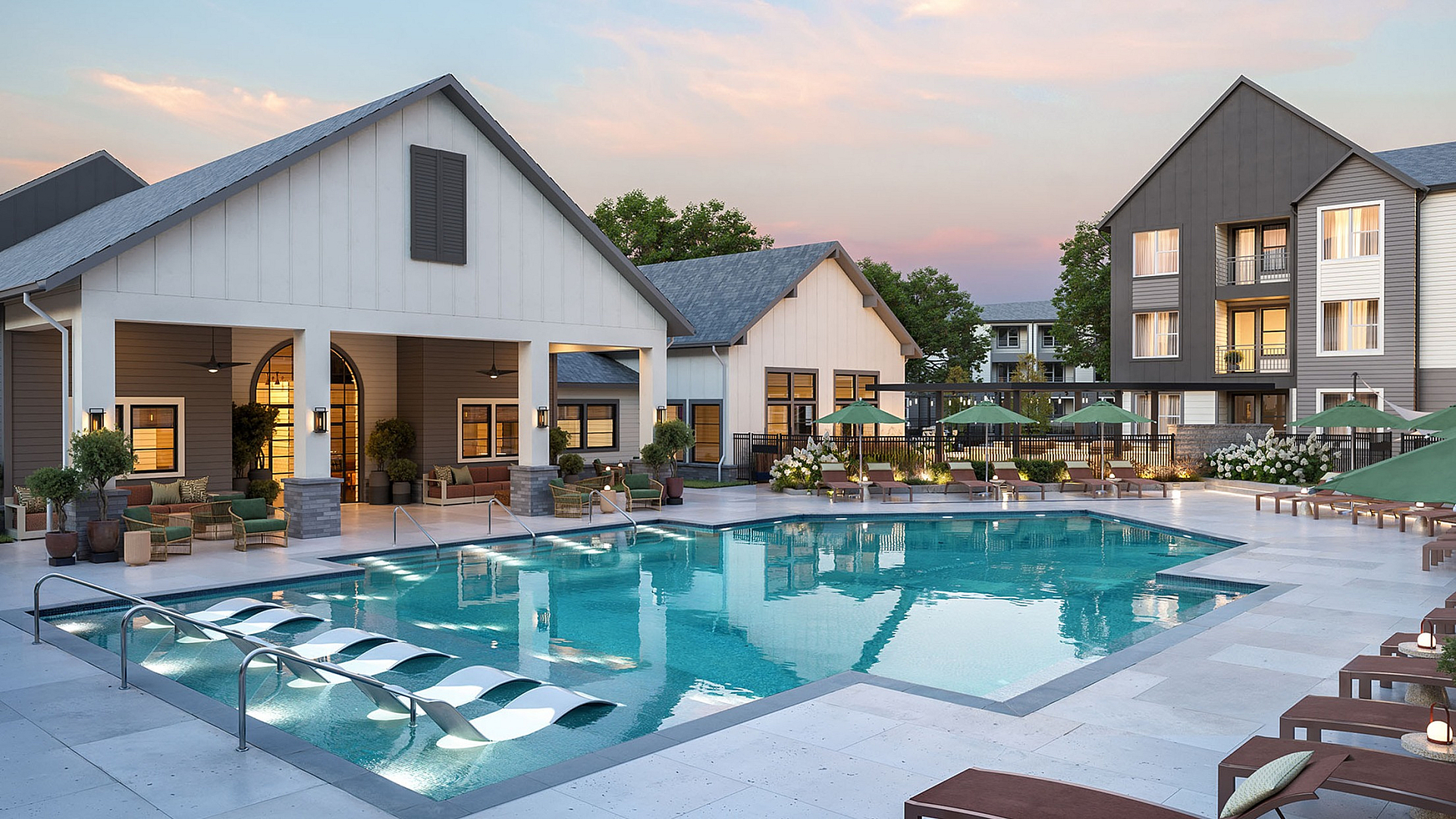 pool area rendering