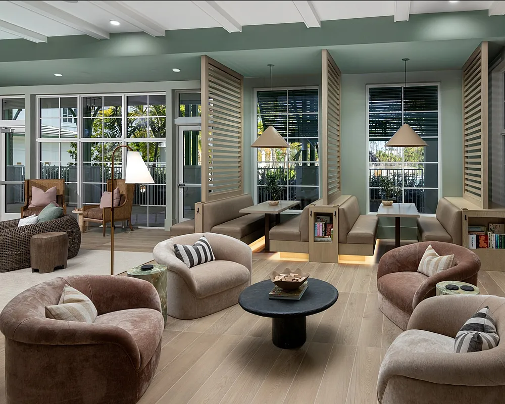 resident lounge area