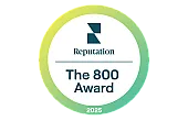 2025 Reputation 800 Award Logo