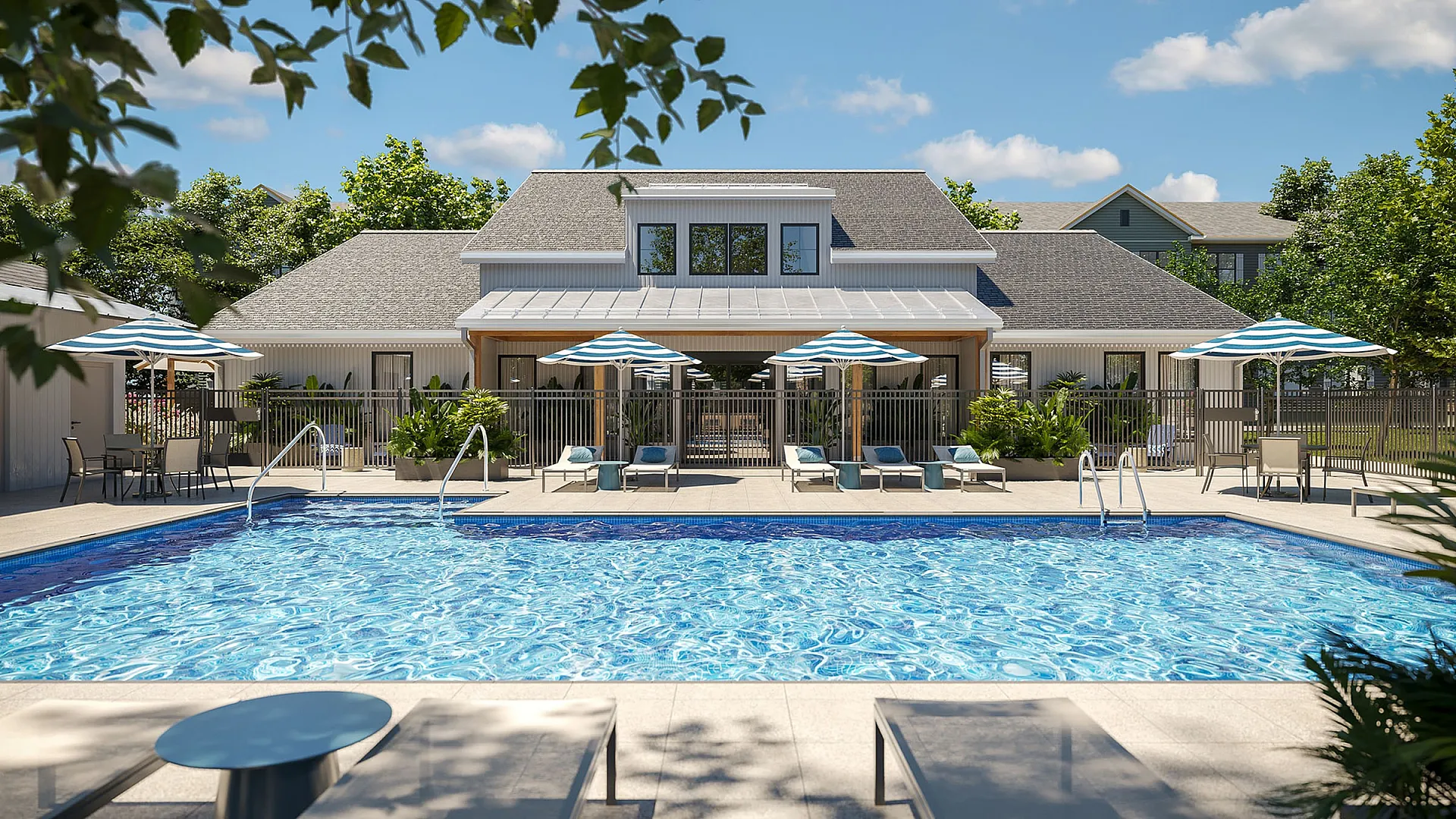 pool area rendering
