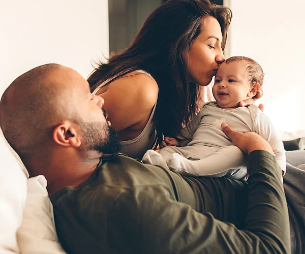 Parents and baby